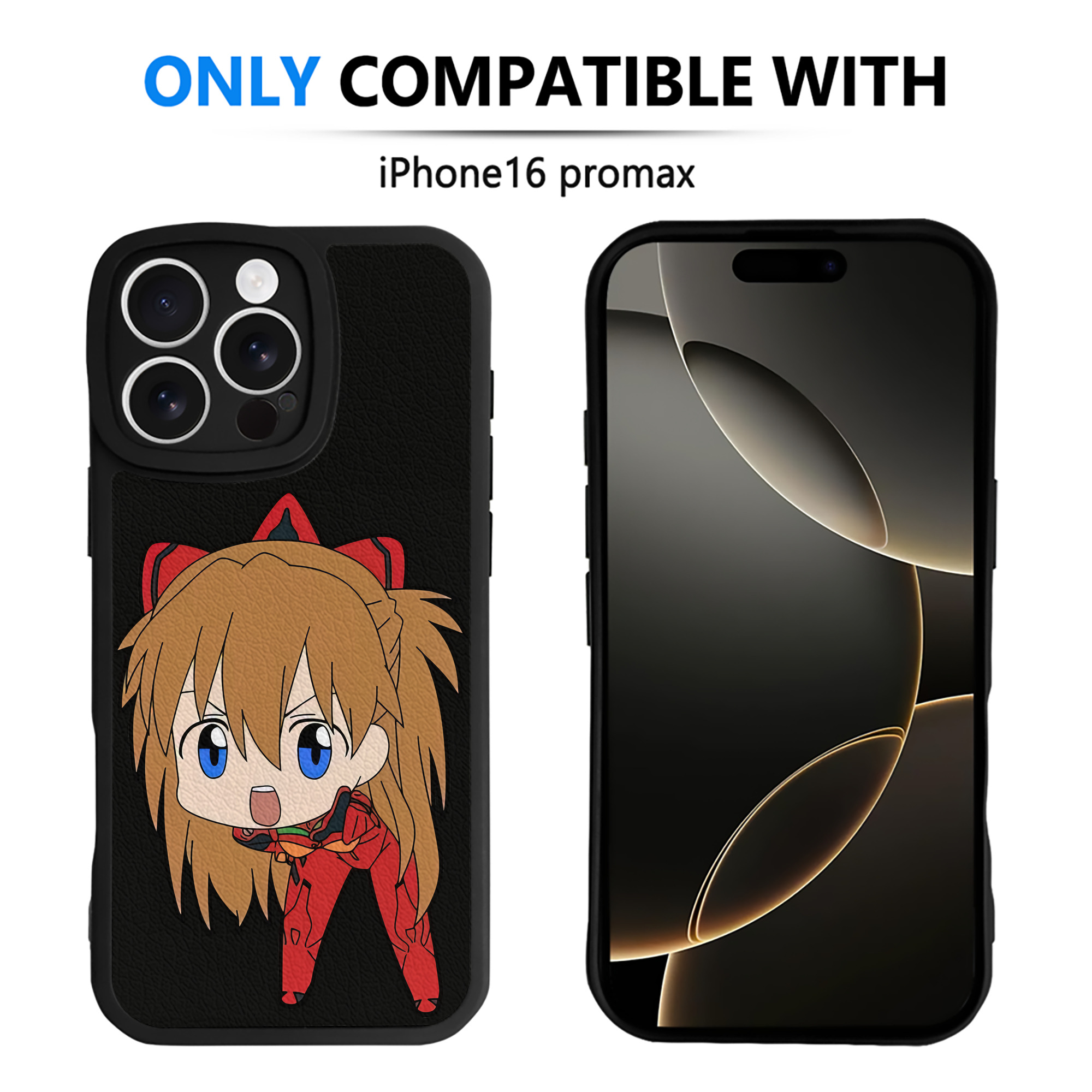 （画像用） EVA 新世紀エヴァンゲリオン 【iPhone 16シリーズ対応】シリコンスマホケース（レザー調） 材質：シリコン